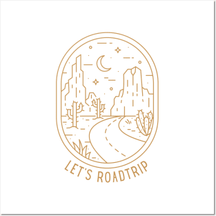 Let's Roadtrip Perfect Gift for Road Trip Lovers Posters and Art